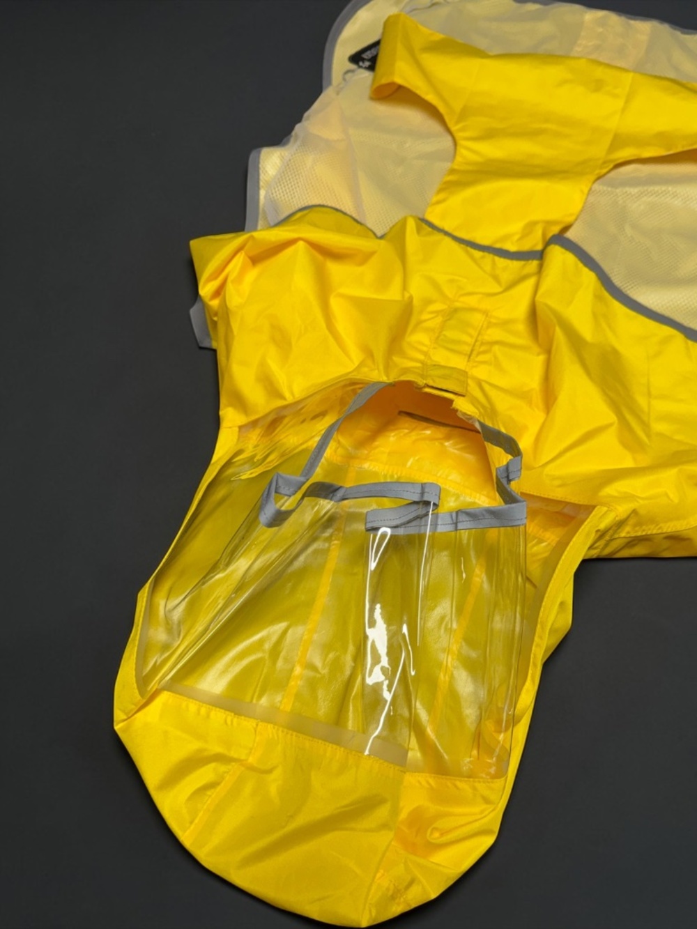 MAMORE Dog Raincoat XXL Waterproof Yellow Hooded Reflective Poncho NWOT - Picture 13 of 16